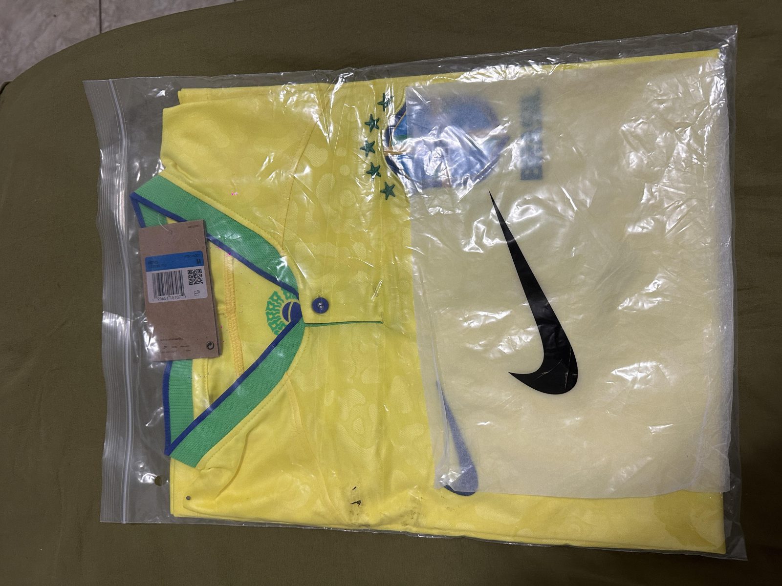 2022 Brazil World Cup jersey home jersey Fan Version