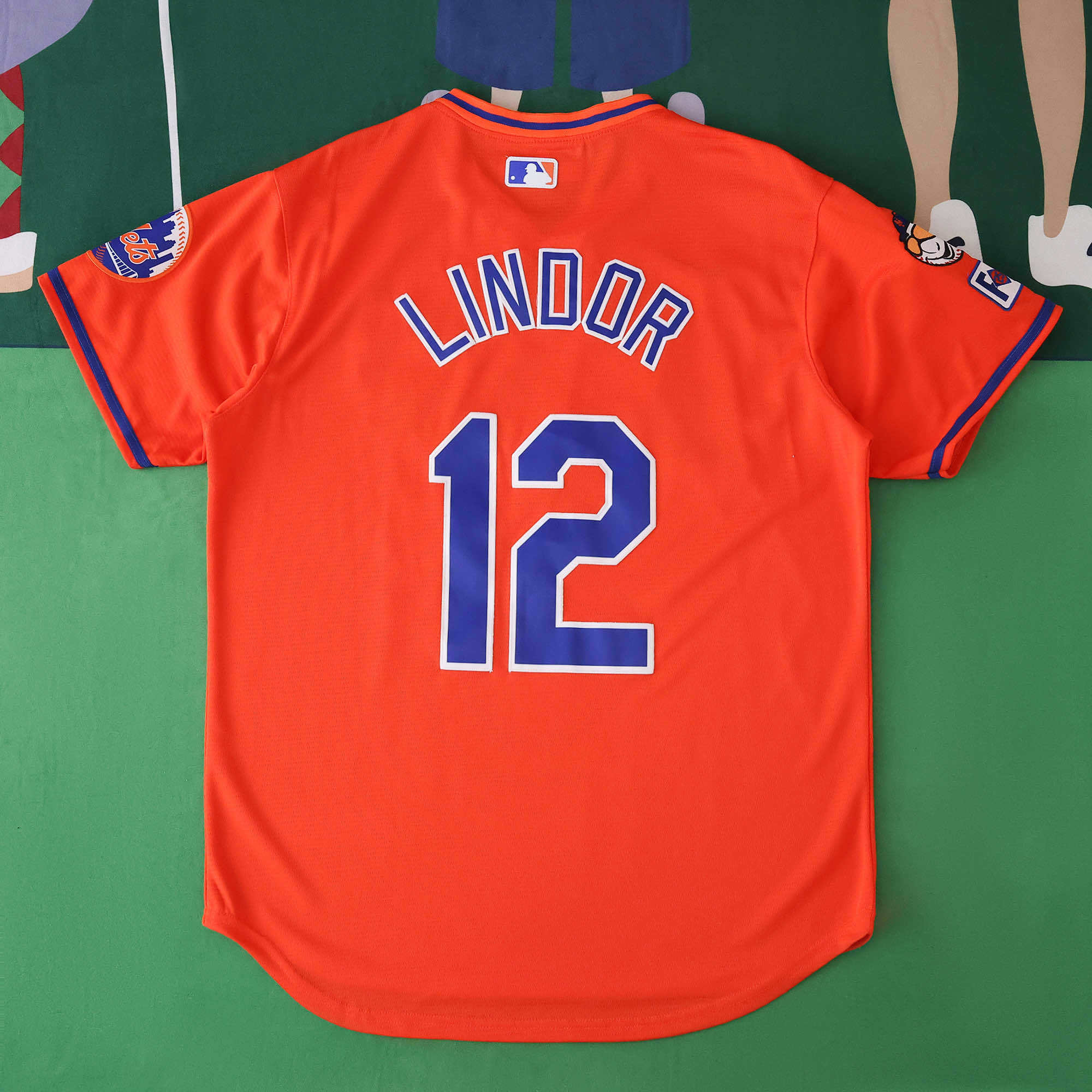 MLB 2025 New York Mets Orange Jersey