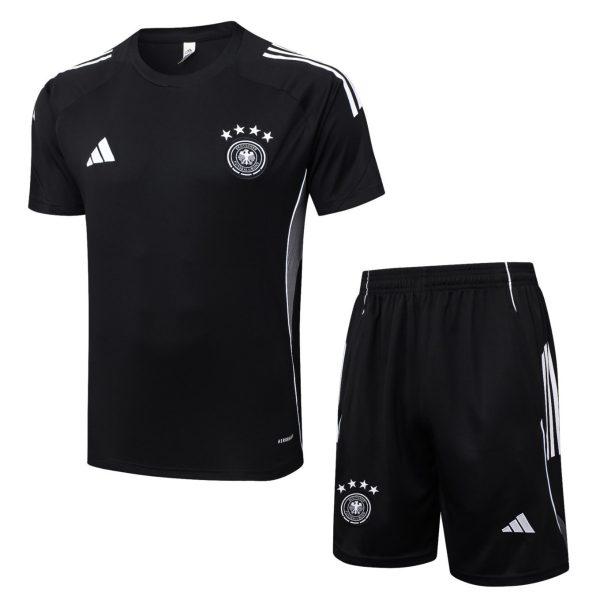 2026 Germany Black Training Set Shirt and Shorts