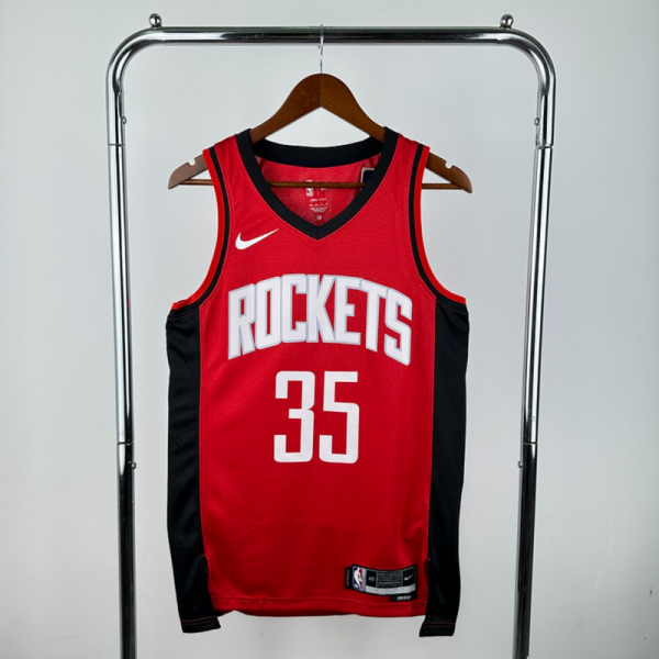 NBA Houston Rockets V-Neck Red Jersey DURANT#35 S-XXL