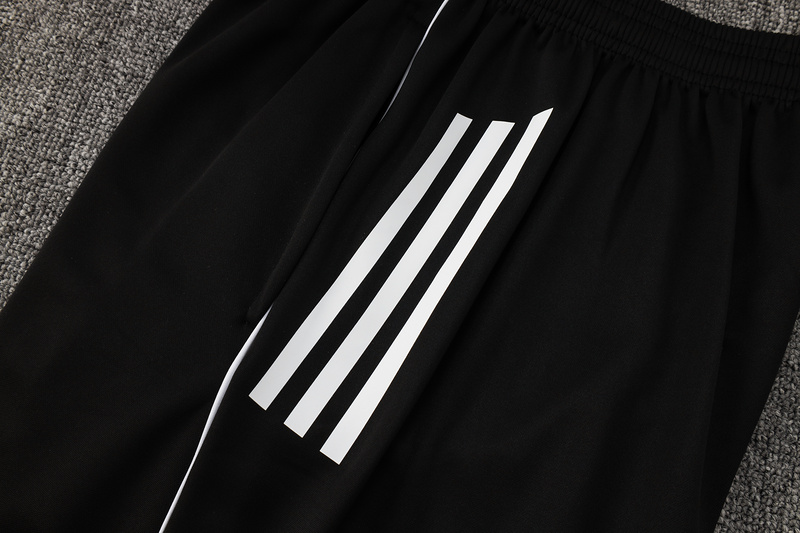 24/25 Real Madrid Black Training Set Shirt and Shorts
