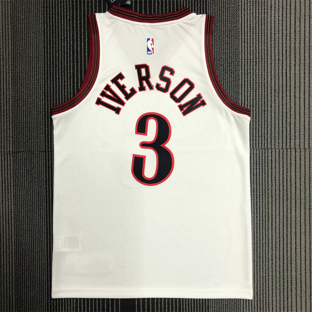 NBA Philadelphia 76ers Jersey IVERSON#3 S-XXL