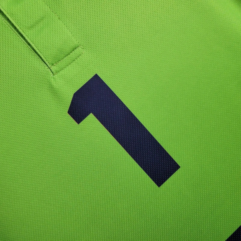 Retro Mexico 1995 Goalkeeper Green and Orange jersey Fan Version CAMPOS Number 1