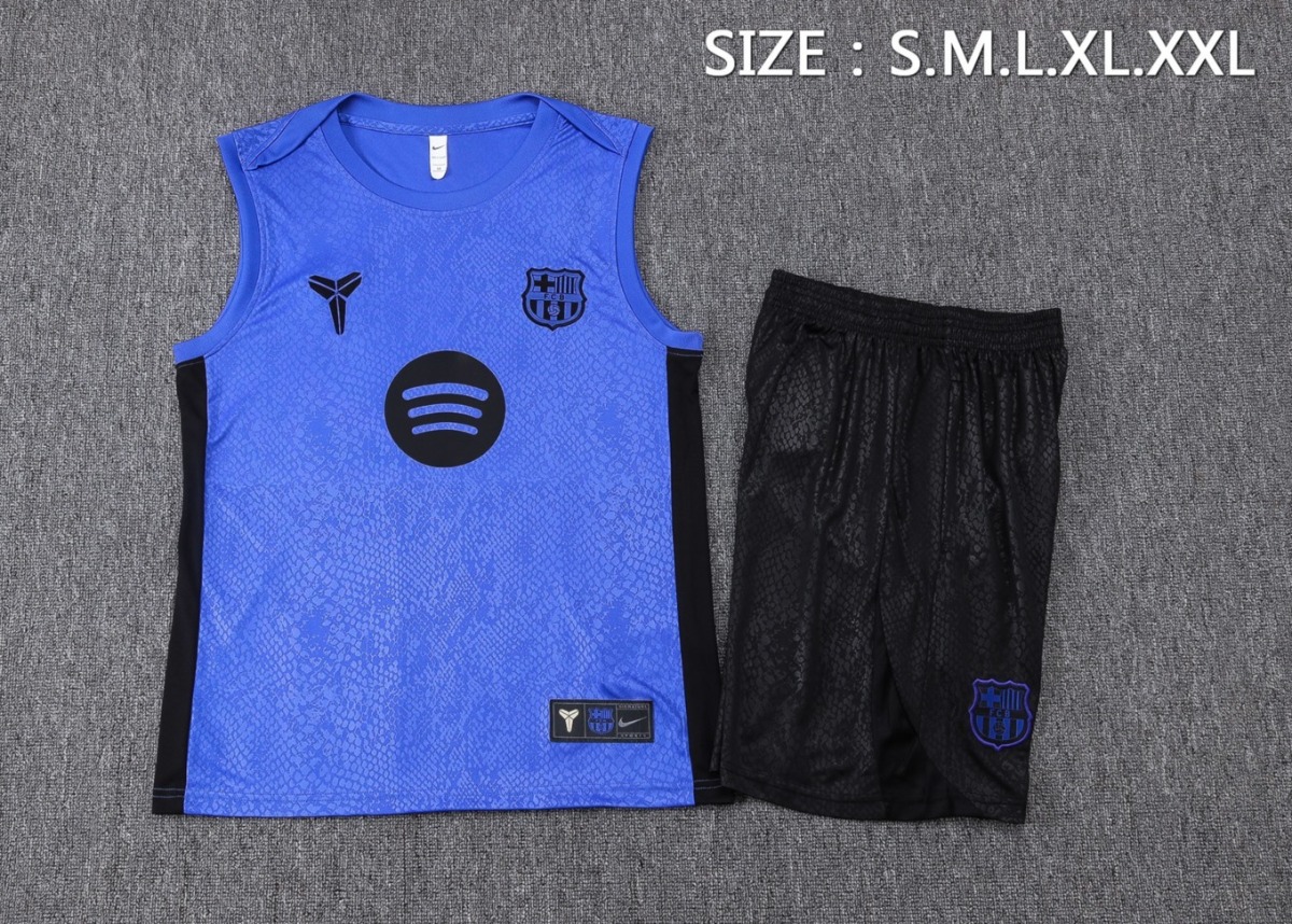 2026 Barcelona Purple Training Set Shirt and Shorts