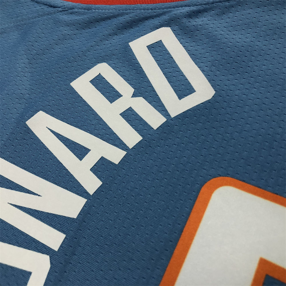 NBA Los Angeles Clippers Round Neck Blue Jersey LEONARD#2 S-XXL