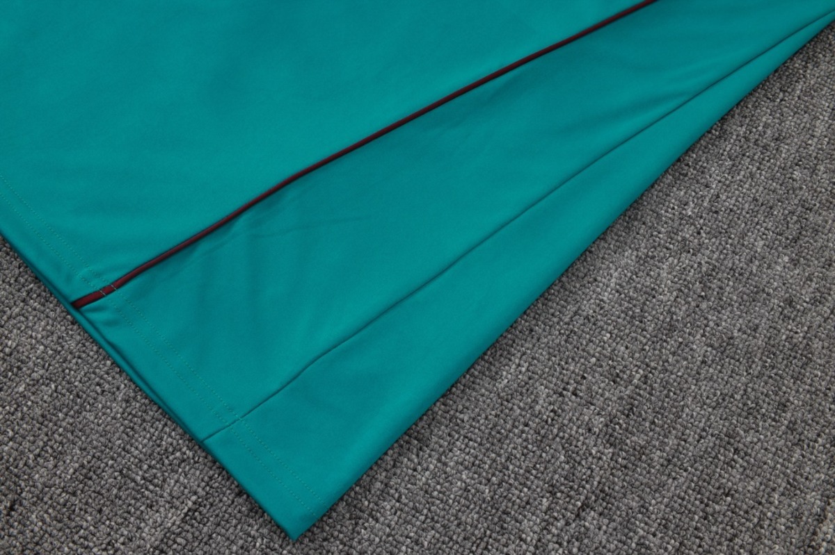 2026 Portugal Green Long-sleeved half-pull training kit