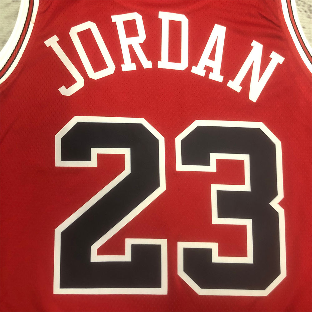 NBA Chicago Bulls JORDAN#23 2022/23 Red Icon Edition Swingman Jersey S-XXL