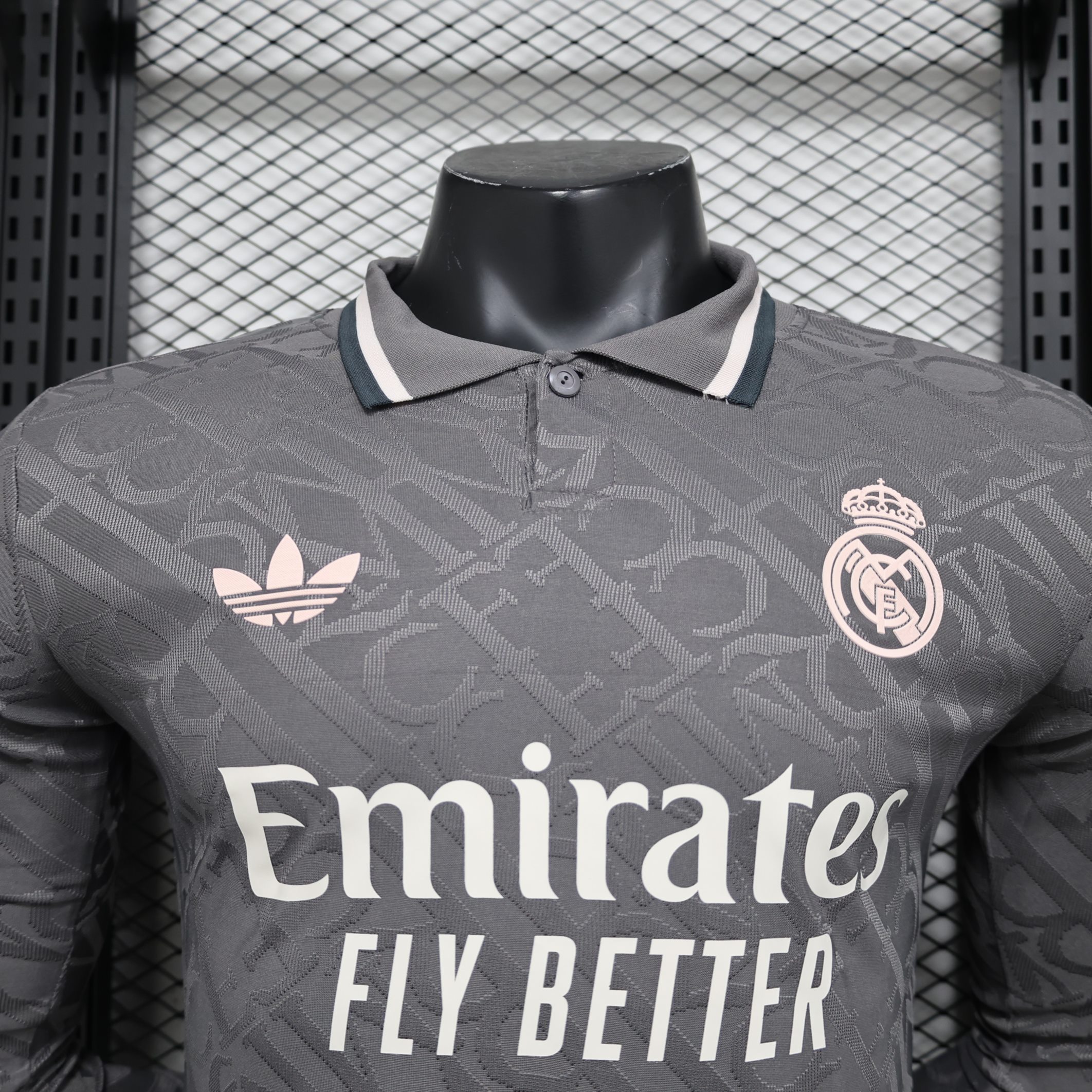 24/25 Real Madrid Third Away Jersey Long Sleeves Player Version
