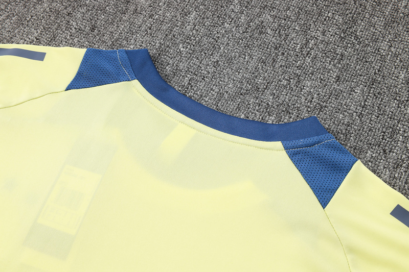 24/25 Ajax Yellow Training Set Shirt and Shorts