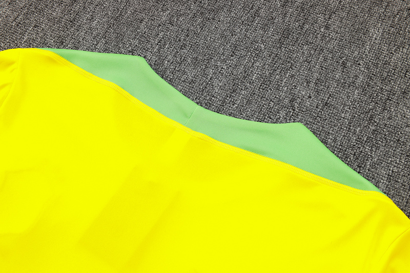 24/25 Brazil Yellow Training Set Shirt and Shorts