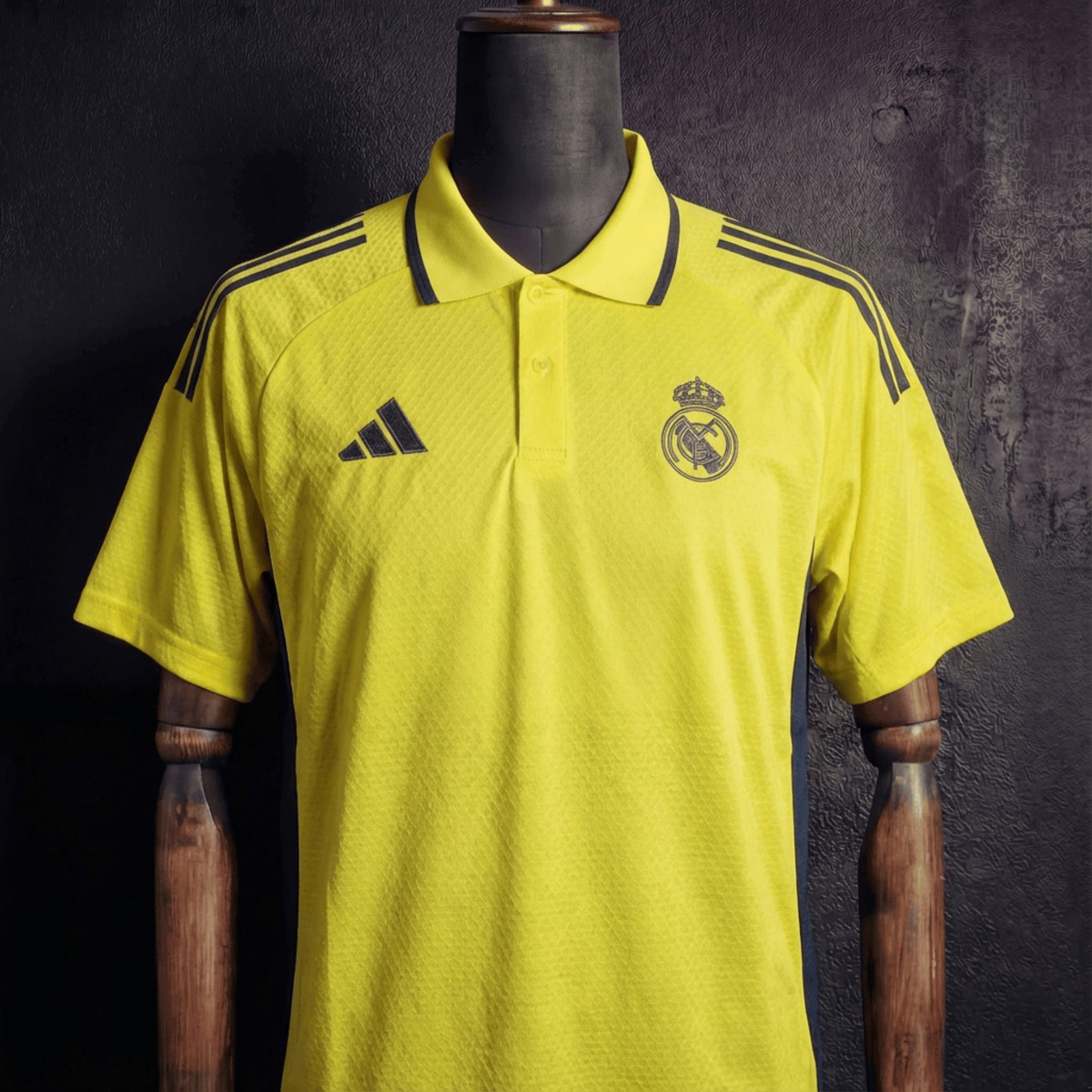 2025/26 Real Madrid Training Yellow Polo Fan version