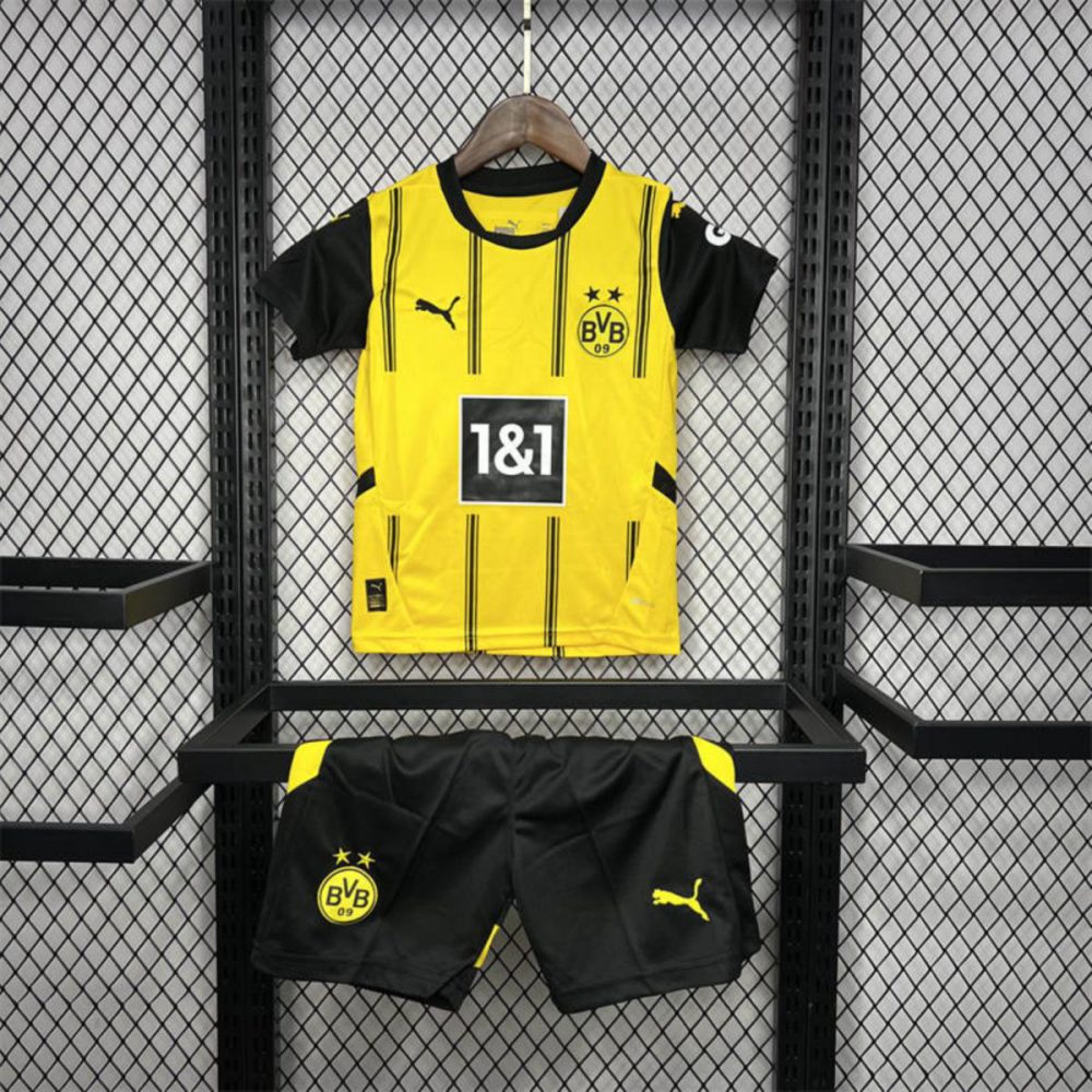 24/25 Dortmund Home jersey Kid Kits Size 16-28