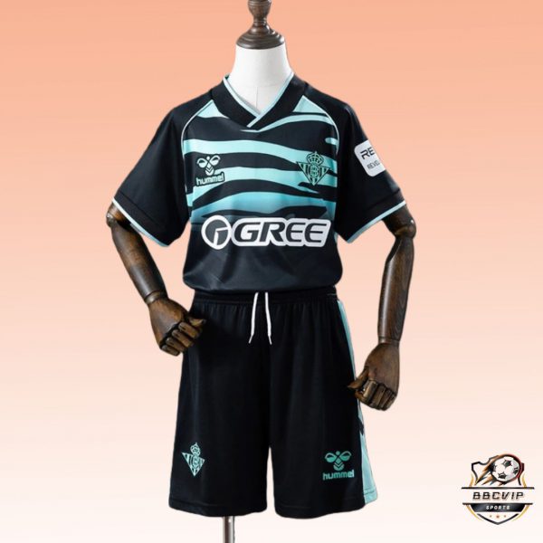 2025/26 Real Betis Second Away jersey kids Kits size: 16-28