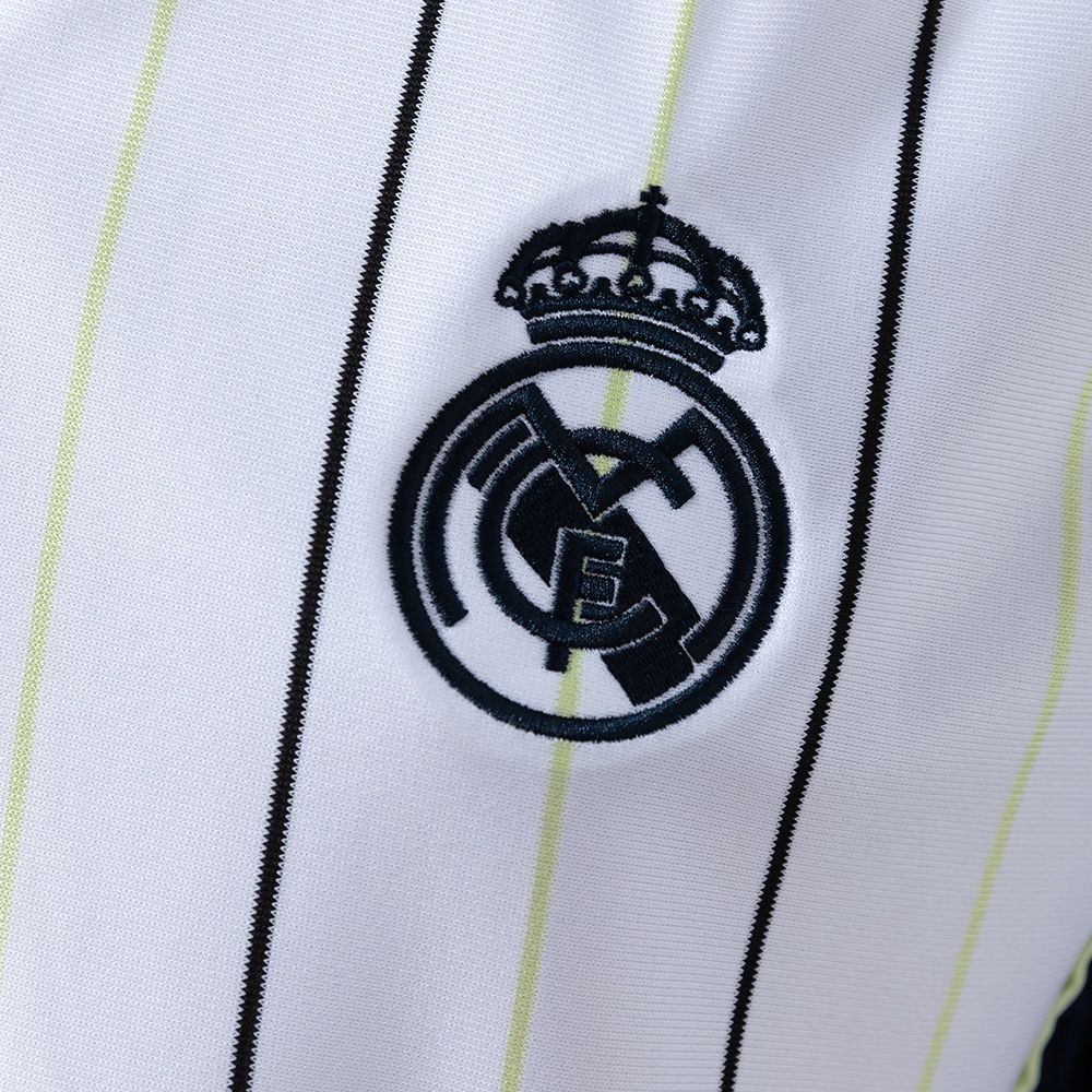 2025/26 Real Madrid US Pack Full-Button Baseball White jersey Fan version