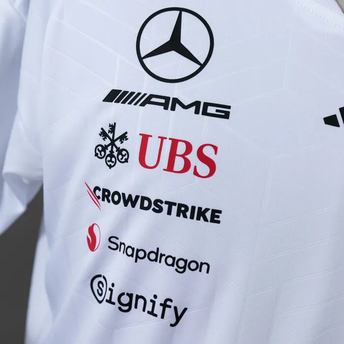 F1 Racing Mercedes-AMG 2026 White Jersey