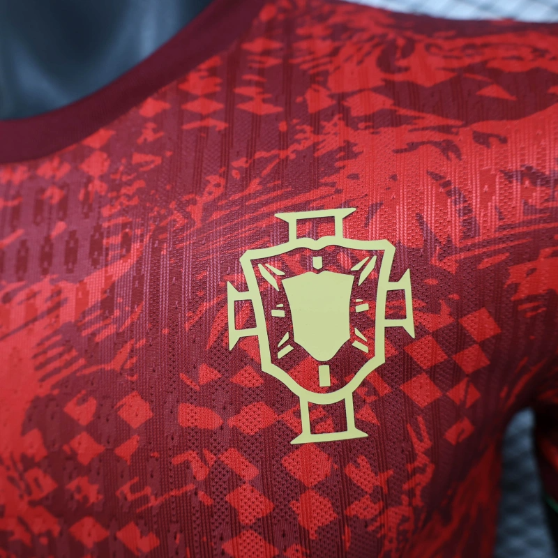 25/26 Portugal Anniversary Edition red jersey Player Version