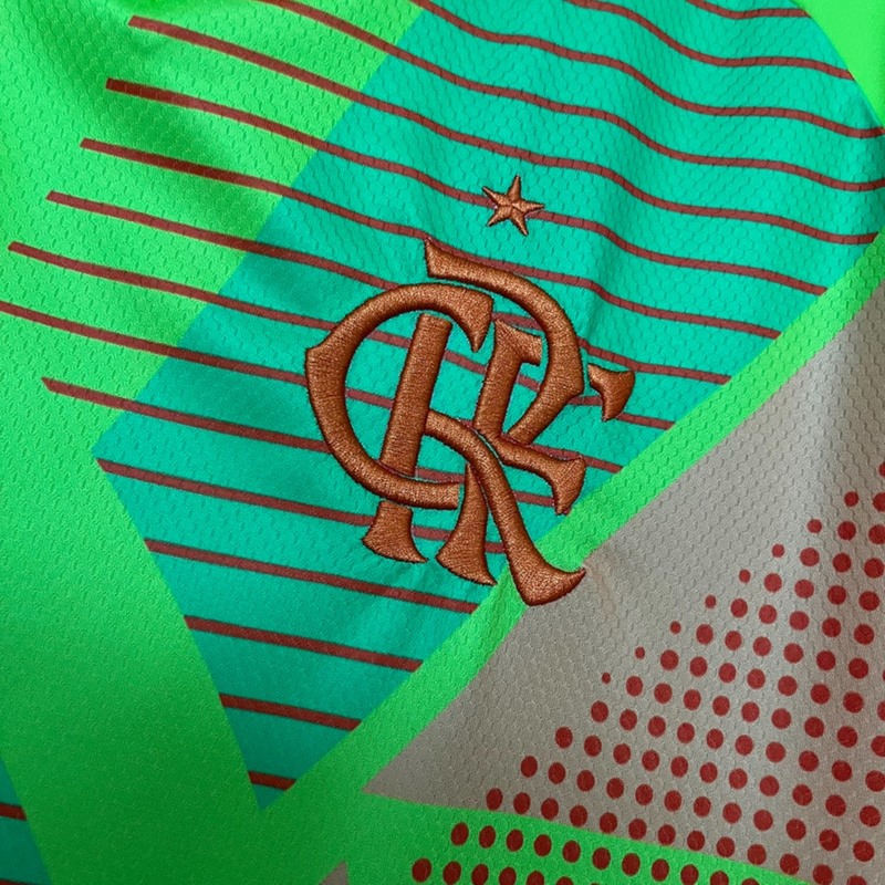 2025/26 Flamengo Goalkeeper Fluorescent Green jersey Fan Version