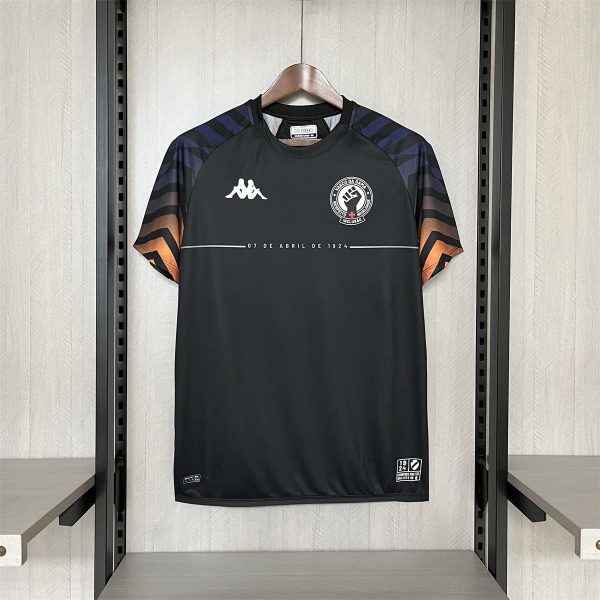 2024/25 Vasco Da Gama Kappa Warm-up Black jersey Fan Version