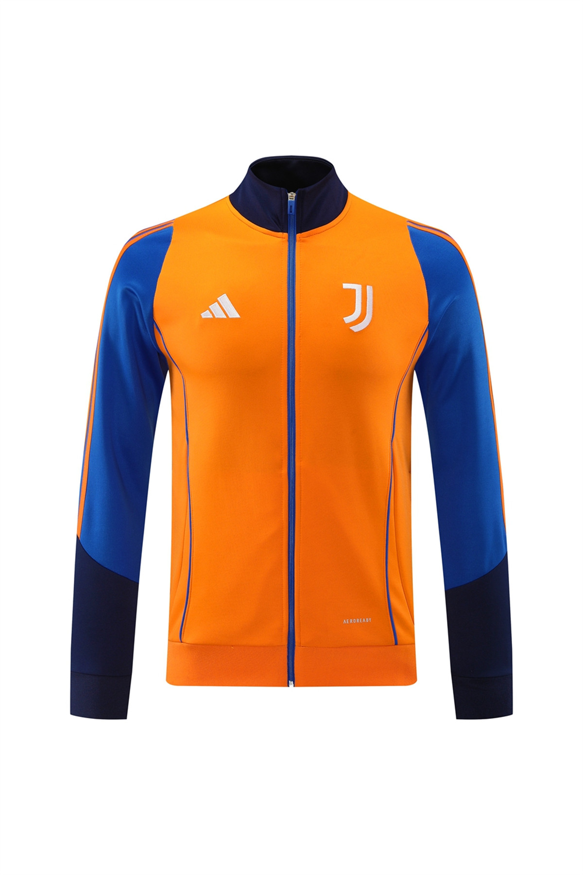 2024 Juventus Orange Jacket Training Suit Set Football Team Shirt Sports Fashion