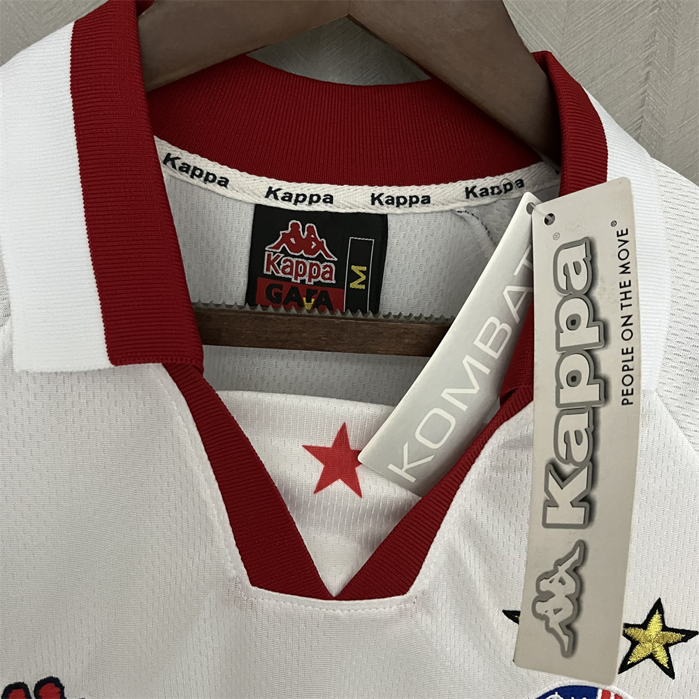 Retro Belgrade1995/97 Red Star Away jersey Fan Version