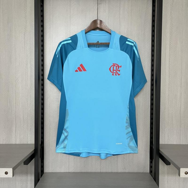 2025/26 Flamengo Training Jersey Light Blue Jersey Fan Version