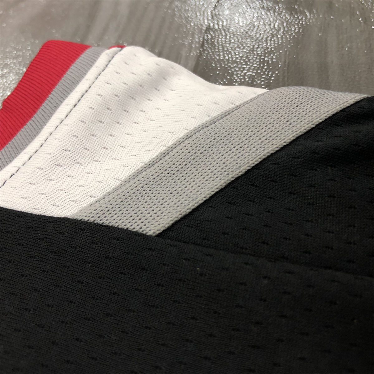 NBA Portland Trail Blazers V-Neck Black Jersey McCOLLUM#3 S-XXL