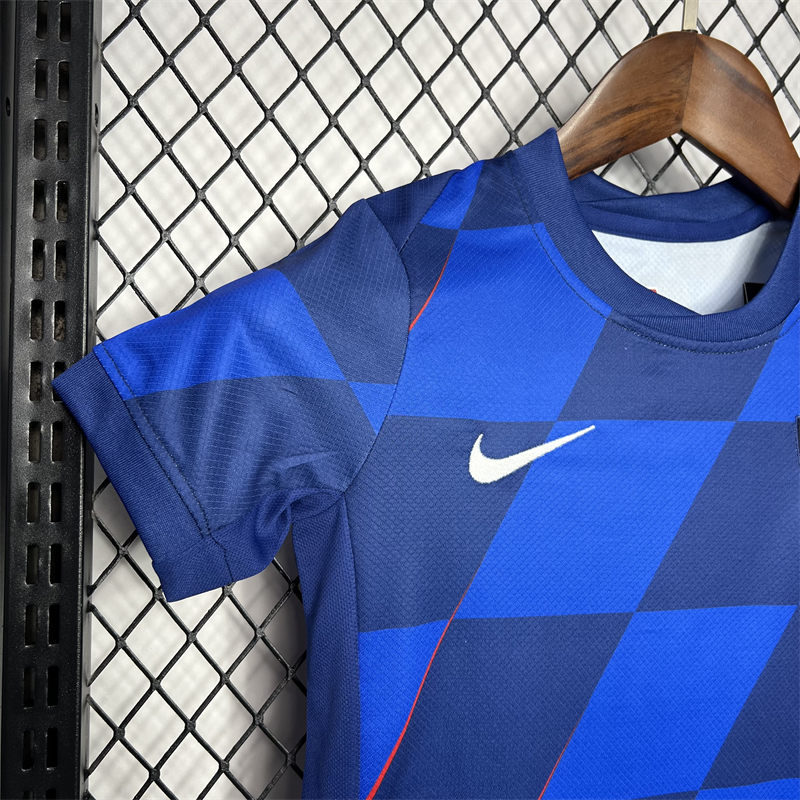24/25 Croatia Away jersey Kid Kits Size 16-28
