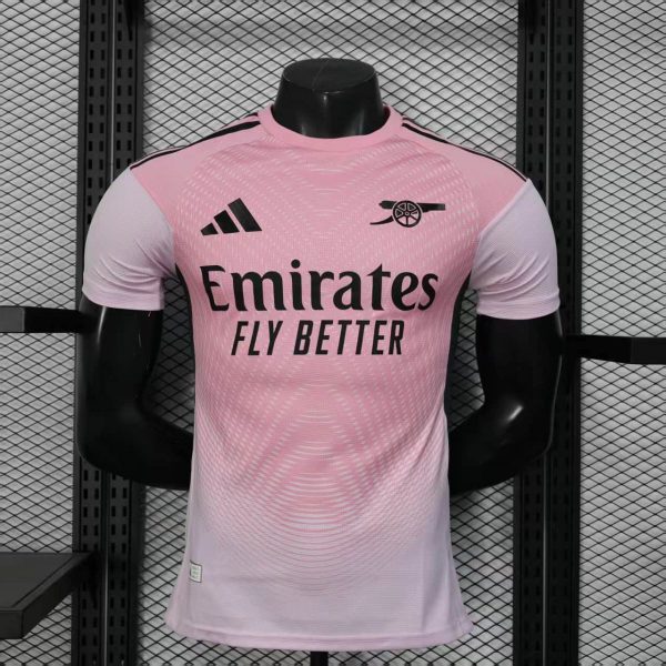 2025/26 Arsenal Goalkeeper Pink jersey Player Version