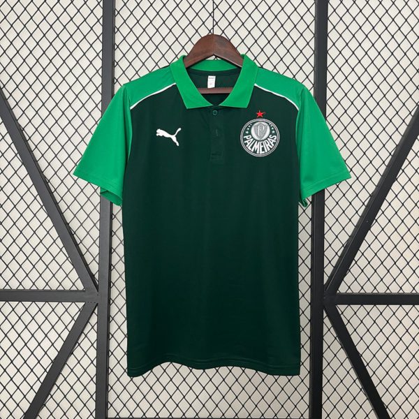 2024/25 Palmeiras Green Training Polo jersey Fan Version