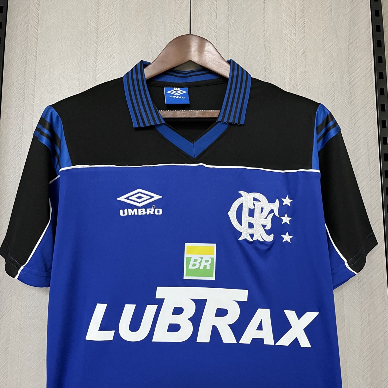 Retro 1999 Flamengo Goalkeeper Blue jersey Fan Version