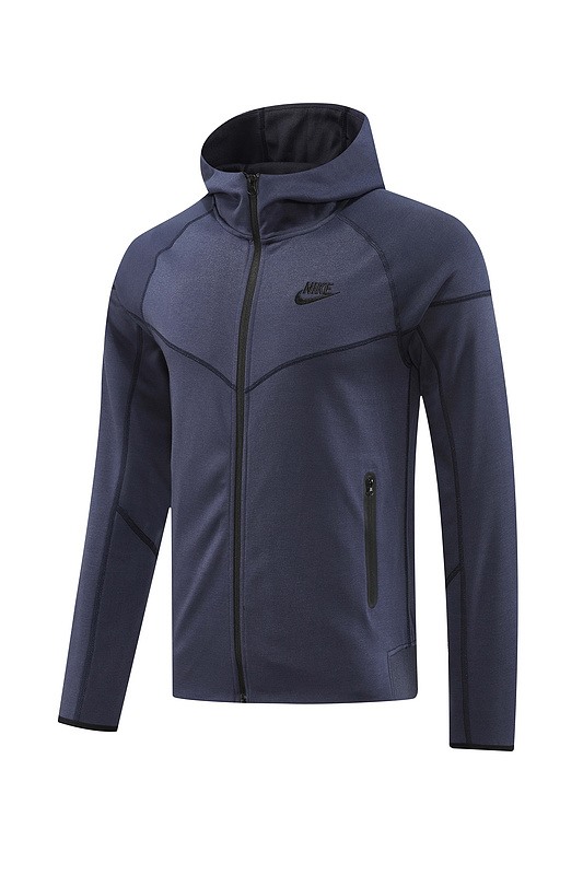 2024 Nike steel gray Hoodie Jacket Kit Set Football Team Shirt Sports Fashion