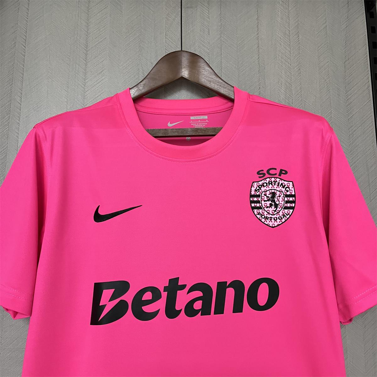 2024/25 Sporting Pink October Jersey Fan Version