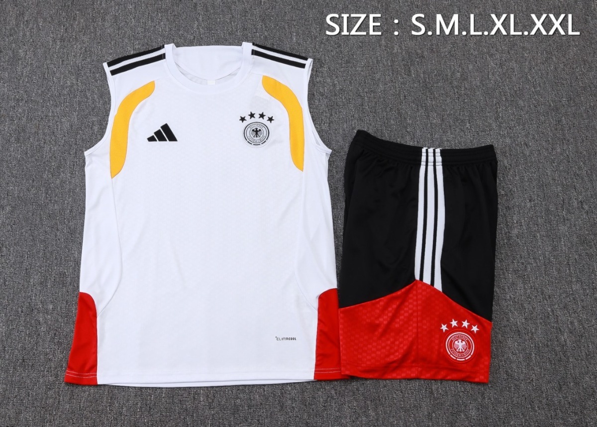 2026 Germany White Training Set Shirt and Shorts