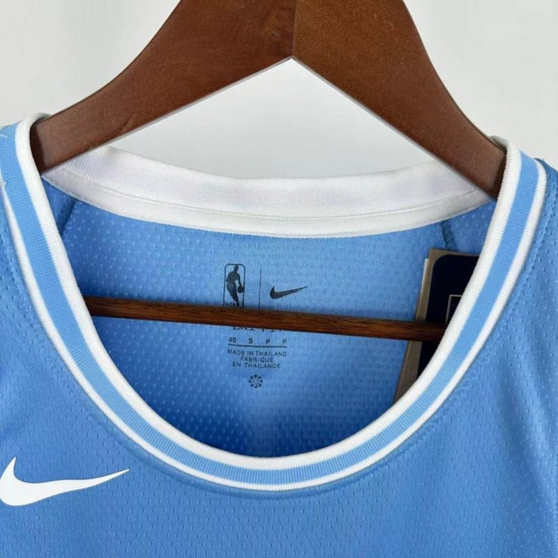 NBA 2025 Cleverland Cavaliers Round Neck Blue City Edition jersey MITCHELL#45 S-XXL