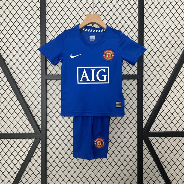 Retro Manchester United 08/09 Third away jersey Kid Kits Size 16-28