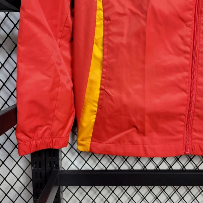 2025 Spain Red Windbreaker Sport Unifom jersey Sport Unifom