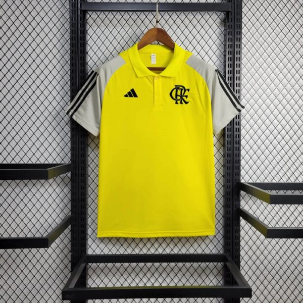 24/25 Flamengo yellow polo Women jersey Fan Version