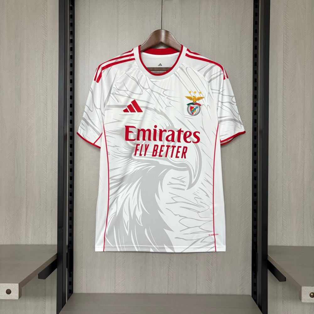 2025/26 Benfica White concept version jersey Fan version