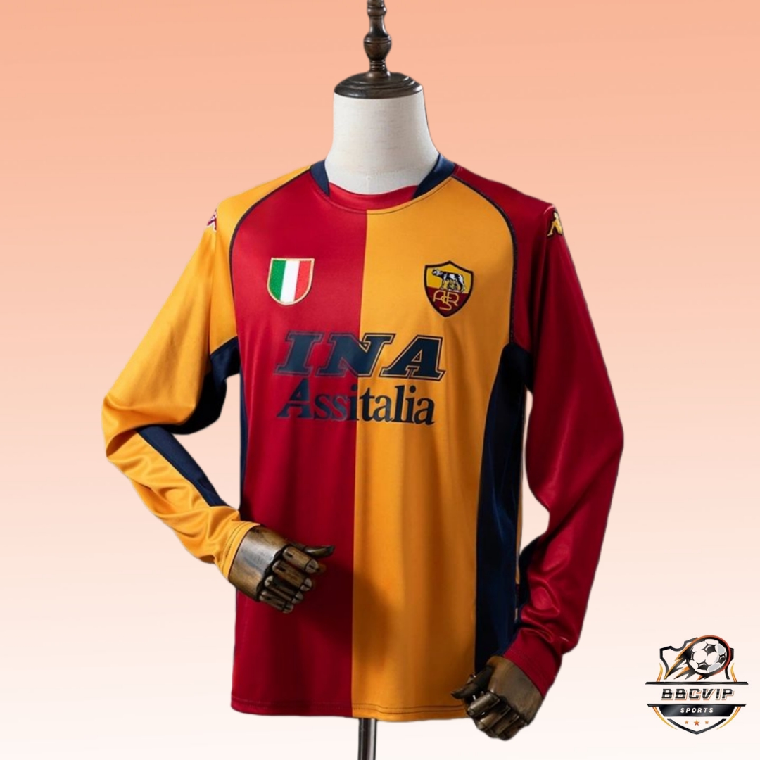 Retro Roma 01/02 Home jersey Fan Version
