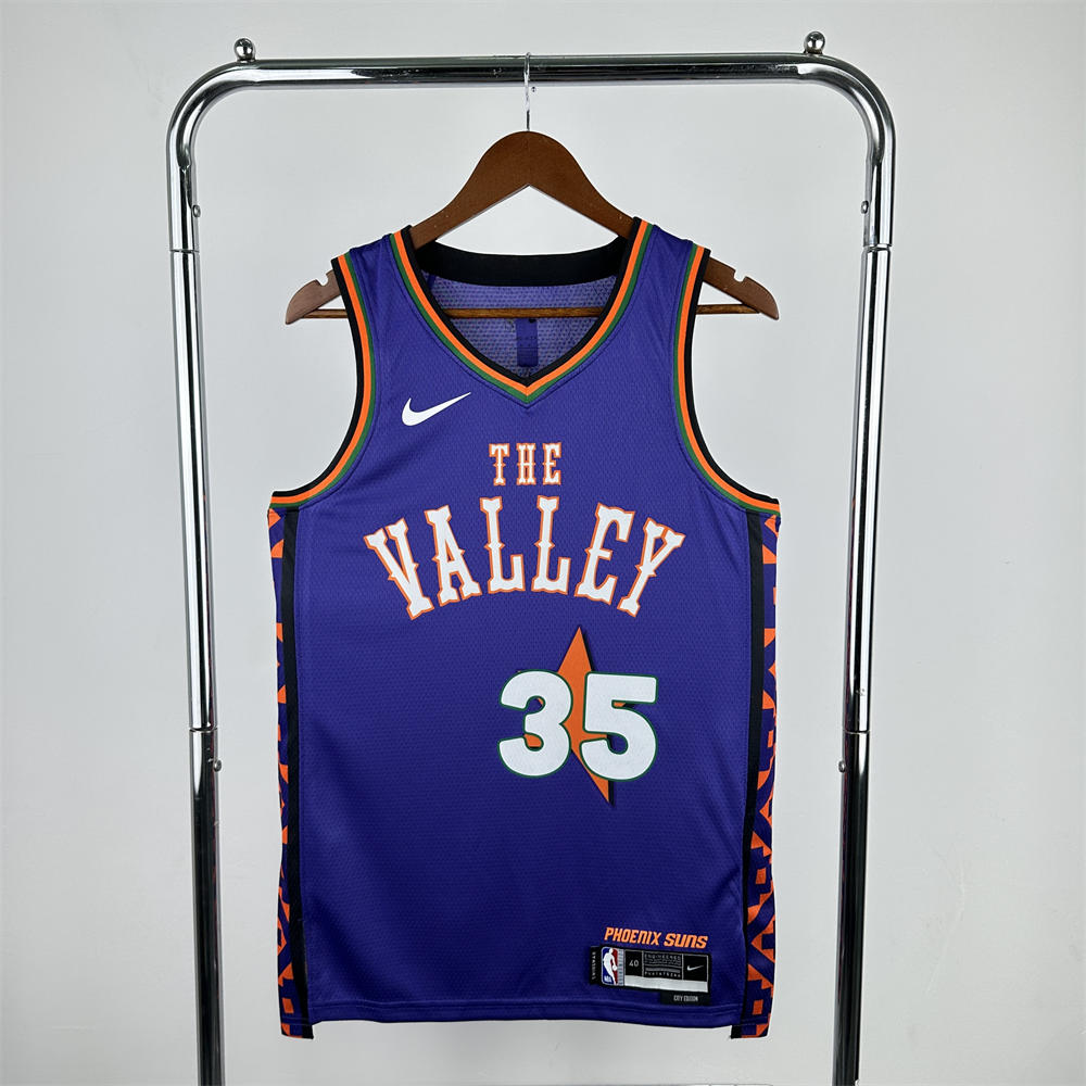 NBA Phoenix Suns 24/25 City Edition DURANT#35 Purple Jersey S-XXL