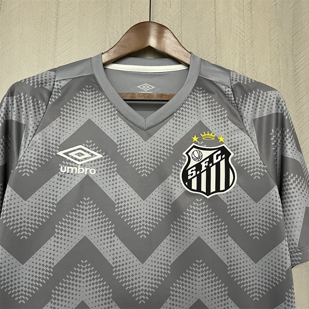 2024/25 Santos Pre-match training Grey jersey Fan Version