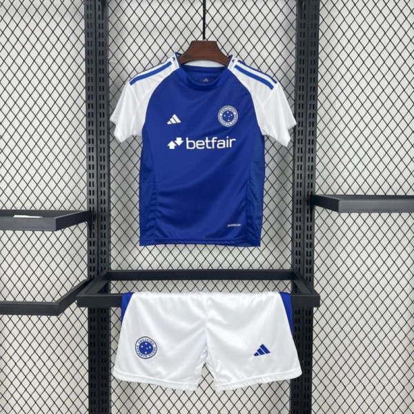 25/26 Cruzeiro Home jersey kids Kits size: 16-28