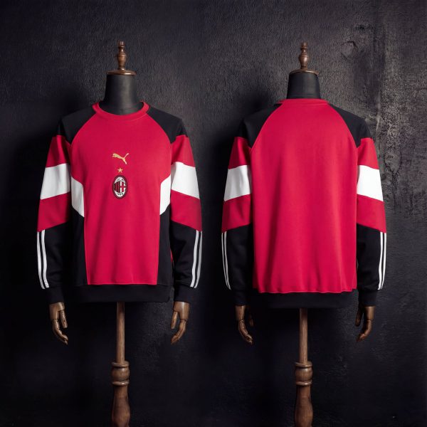 2025/26 AC Milan long Sleeve Red Sweatshirt
