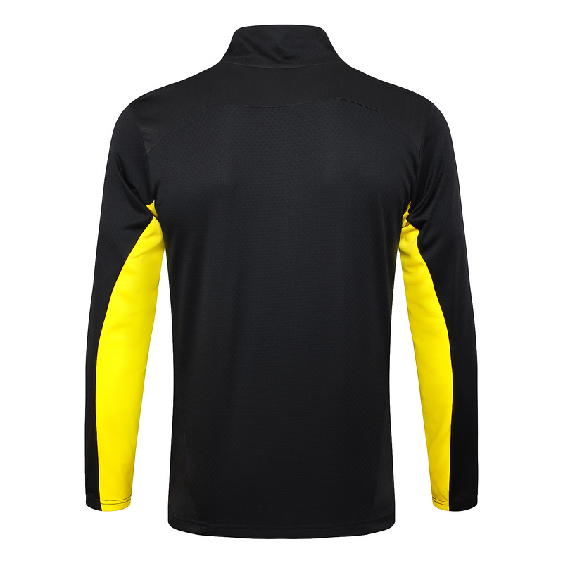 2024/25 Dortmund Black Jacket Training Suit Set Football Team Shirt Sports Fashion