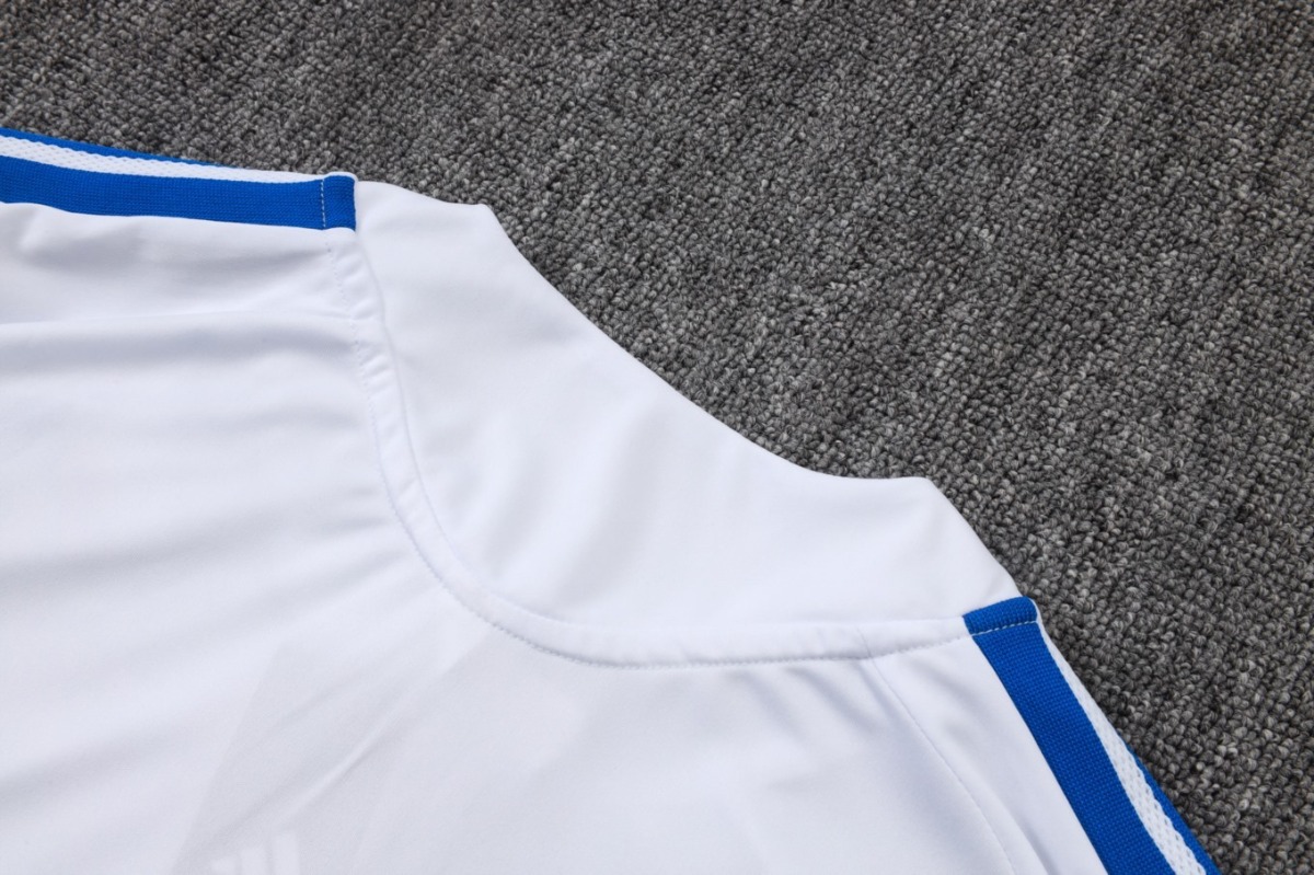 2026 Juventus White Long-sleeved half-pull training kit