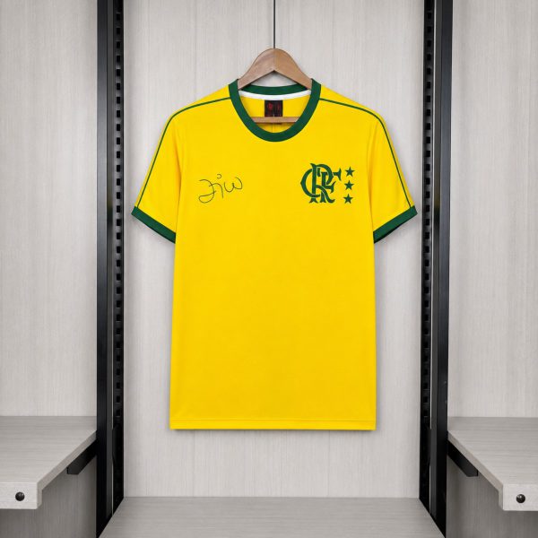 2026/27 Flamengo Zico Signature Yellow Jersey Fan version