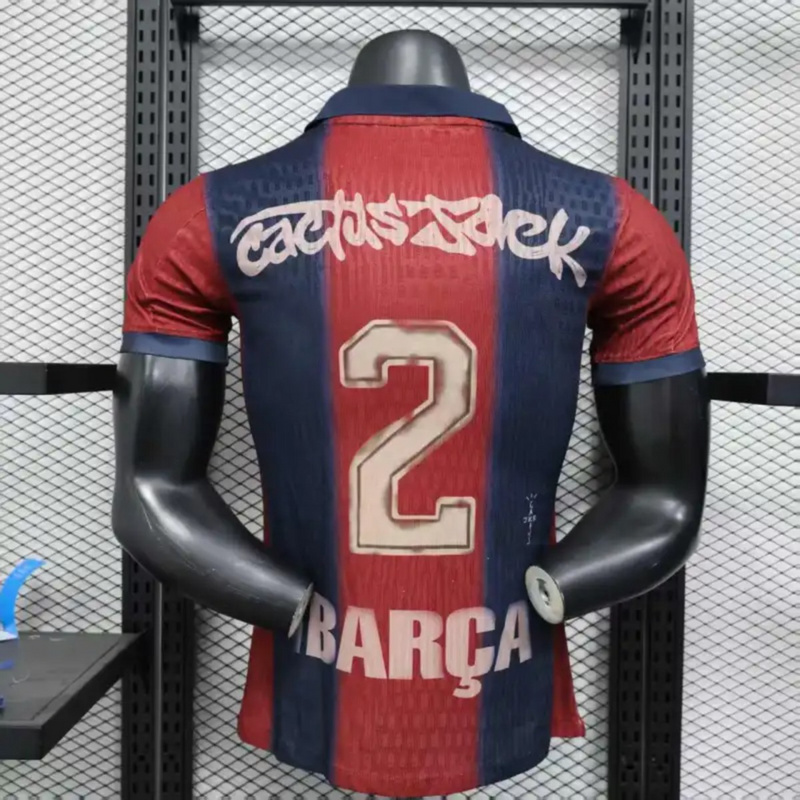 2025/26 Barcelona Barça x Travis Scott jersey Player Version