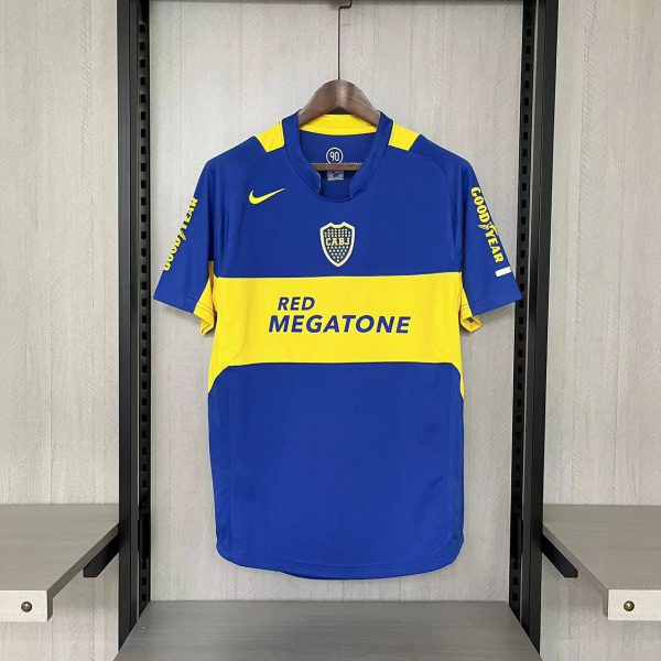 Retro Boca Juniors 04/05 Home jersey Fan Version