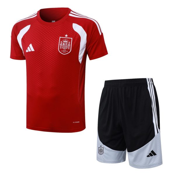 2026 Spain Red Training Set Shirt and Shorts