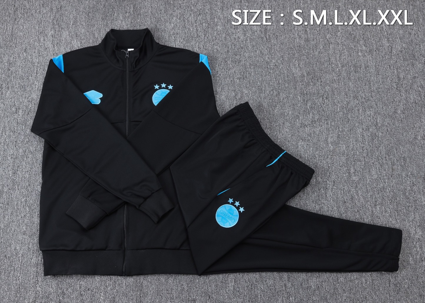 2025/26 Gremio black Jacket Training Suit Set Football Team Shirt Sports Fashion